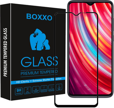 Boxxo Edge To Edge Tempered Glass for Mi Redmi Note 8 Pro(Pack of 1)