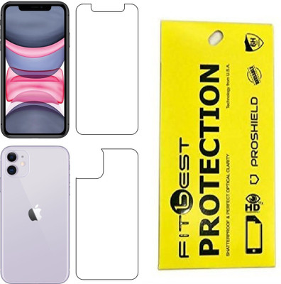 Fitbest Front and Back Screen Guard for Apple iphone 11(Pack of 1)