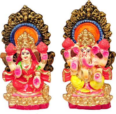 SUNINOW Decorative Showpiece  -  16 cm(Clay, Multicolor)