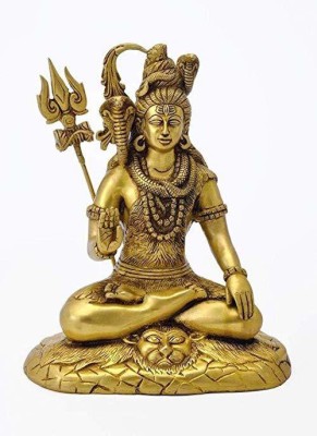 The Himalayan Collections Decorative Showpiece  -  22 cm(Brass, Gold)