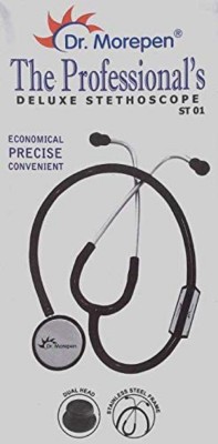 Dr. Morepen The Professional's Deluxe ST-01 Acoustic Stethoscope Stethoscopes Stethoscope(Grey)