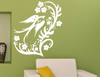 INDIA WALL STICKER 67 cm Chinese Floral Design Wall Decal & Sticker Removable Sticker(Pack of 1)