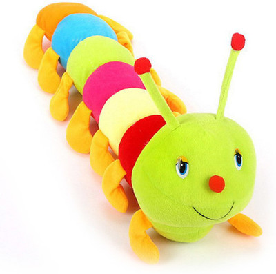 Colorful caterpillar stuffed toy sales