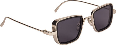 Farenheit Rectangular Sunglasses(Grey)