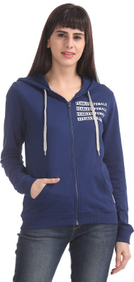 FLYING MACHINE Full Sleeve Solid Women Sweatshirt