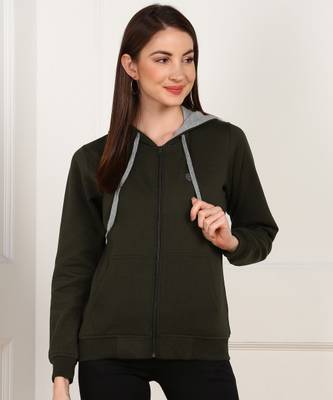 Breil By Fort Collins Full Sleeve Solid Women Sweatshirt