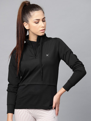 HRX by Hrithik Roshan Full Sleeve Solid Women Sweatshirt