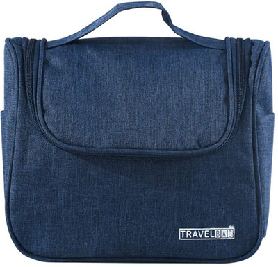 SHIVEXIM Bathroom Storage Toiletry Bag Travel Toiletry Kit(Blue)
