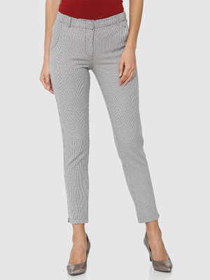 VERO MODA Regular Fit Women Grey Trousers