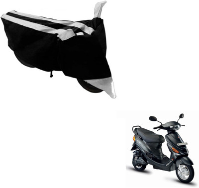 Flipkart SmartBuy Two Wheeler Cover for Hero(E Sprint, Black, Silver)