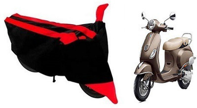 Frap Two Wheeler Cover for TVS(Vespa, Red, Blue)