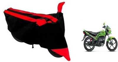 Frap Two Wheeler Cover for Hero(Passion Plus, Red, Blue)