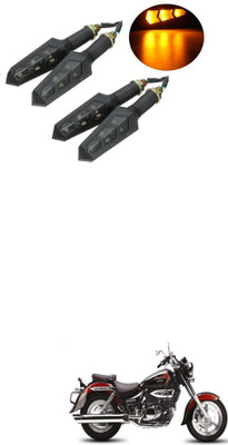 PRTEK Front, Side LED Indicator Light for Hyosung Aquila 250(Orange)
