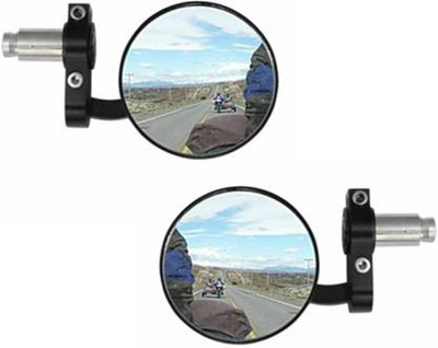 WHEETOYKART Manual Rear View Mirror For Royal Enfield Classic Chrome(Right, Left)