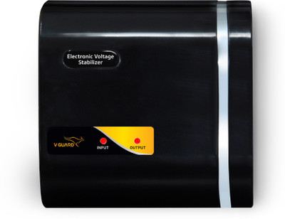V-Guard CRYSTAL NANO for 70 cm (28) TV+Set topbox (Working Range: 90-280V; Upto 1 Amps) Electronic Voltage Stabilizer