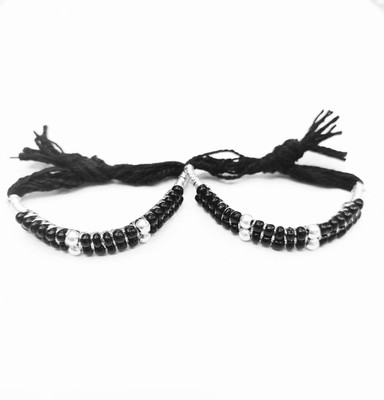 DARSHRAJ Sterling Silver Crystal Bracelet Set(Pack of 2)