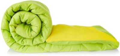 Elstone Home Solid Single AC Blanket for  AC Room(Microfiber, Yellow Green)