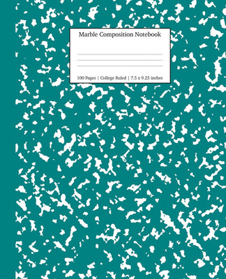 Marble Composition Notebook College Ruled(English, Paperback, Young Dreamers Press)