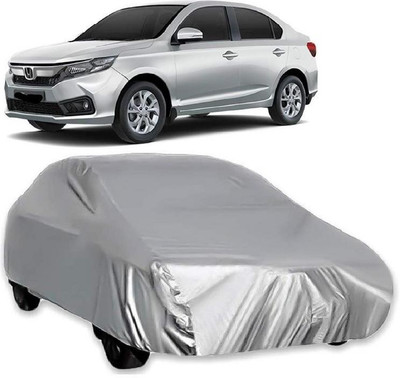 Devew Car Cover For Honda Amaze (Without Mirror Pockets)(Silver)