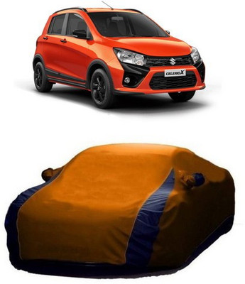 XG BRAND Car Cover For Maruti Suzuki Celerio (With Mirror Pockets)(Orange)