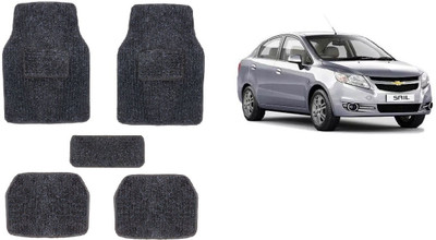 Autofetch Rubber Standard Mat For  Chevrolet Sail(Black)