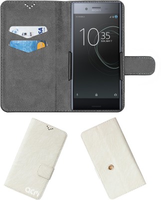 ACM Flip Cover for Sony Xperia Xz Premium Dual(White, Cases with Holder, Pack of: 1)