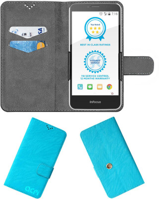 ACM Flip Cover for Infocus M370i(Blue, Cases with Holder, Pack of: 1)
