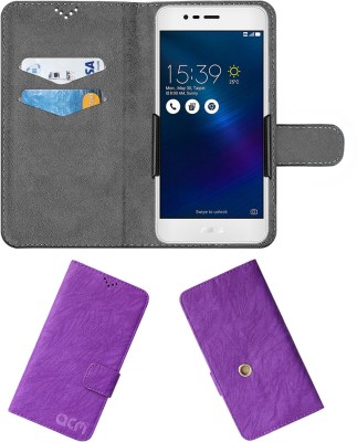 ACM Flip Cover for Asus Zenfone 3 Max 5.5 Zc553kl-4h080in(Purple, Cases with Holder, Pack of: 1)