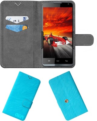 ACM Flip Cover for Intex Aqua Xtreme V(Blue, Cases with Holder, Pack of: 1)