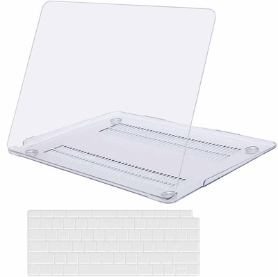 Saco Front & Back Case for Apple MacBook Air 13 inch Retina 2018 Release New Version A1932 Touch ID Case with Keyboard Skin(Transparent, Laptop Case)