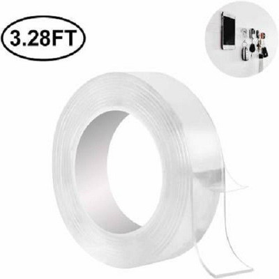 RNTR Enterprise Double-Sided Medium Double-Sided Tape (Manual)(Set of 1, White)