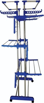 LAKSHAY Steel Floor Cloth Dryer Stand YTYR686(3 Tier)