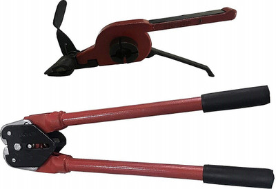 SAIFPRO Red Box Packing Machine Set Red Down Handle Manual Crimper