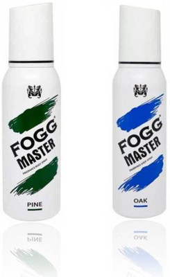 FOGG BODY SPRAY FOR MAN 1 PIC PINE AND 1 PIC OAK FRAGRANCES Body Spray  -  For Men & Women(240 ml, Pack of 2)