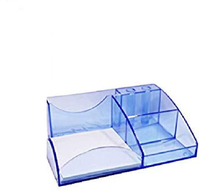 KNAFS 6 Compartments plastic pen stand(multyi)