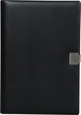 MAHAVIR A5 Slide ON Notes A5 Notebook Single Ruled 192 Pages(Black)