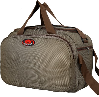 SKY BULLS (Expandable) Stylish Quality fabric Waterproof (Expandable ) Lightweight Duffel With Wheels (Strolley)