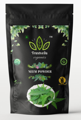Trustveda organics Natural Pimple-Neem Leaves Powder- 200gm (200 g)(200 g)