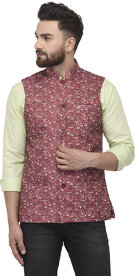 ABH Lifestyle Sleeveless Printed Men Jacket