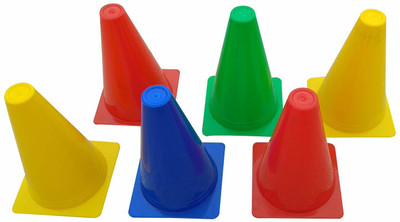 PERICO Cone Marker Pack of 6(Multicolor)