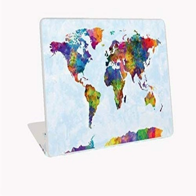 Galaxsia World Map D1 Laptop Skin/Sticker/Cover/Decal Vinyl Laptop Skin Compatible for 15.6 inch(Theme: Illustrations)
