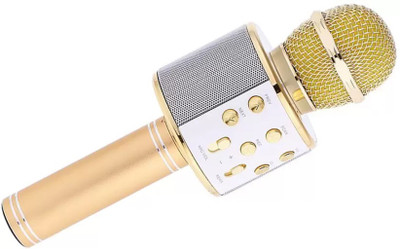 little monkey Portable WS-858 Wireless Handheld Bluetooth Connection Player Speaker 3-in1 Mic for IOS and Andriod System Mobile Phones Microphone Microphone With Recording (Gold) WIRELESS(Multicolor) little monkey Portable WS-858 Wireless Handheld Bluetooth Connection Player Speaker 3-in1 Mic for IOS and Andriod System Mobile Phones Microphone Microphone With Recording (Gold) WIRELESS(Multicolor)