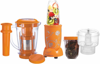 Wonderchef Nutri-Blend CKM 400 Juicer Mixer Grinder(Yellow, 3 Jars)