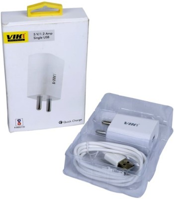 VIKYUVI Wall Charger Accessory Combo for Mobile, Tablet(White)