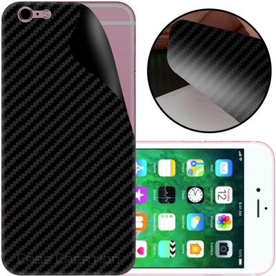 CASE CREATION Apple Iphone 8 Back skin Sticker Mobile Skin(3D Real Black Transparent royal back Skin Glossy Finish Sticker)