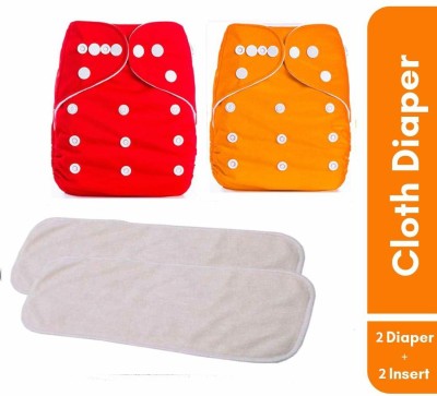 Chinmay Kids Combo Of 2 Reusable Baby Washable Cotton Cloth Diaper