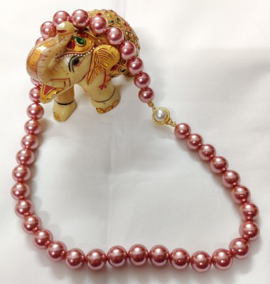 Kanishk Creations copper shell pearl mala Pearl Shell Necklace