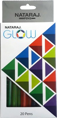 NATARAJ Glow Ball Pen(Pack of 20, Multicolor)