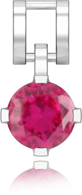 Silgo Rhodium Cubic Zirconia Silver Pendant