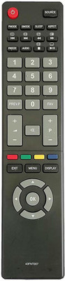 LipiWorld 43FNT007 - LCD LED TV Remote Control Compatible for LCD LED TV 43FNT007 LCD LED TV Remote Control Compatible for LCD LED TV Funai Remote Controller(Black)